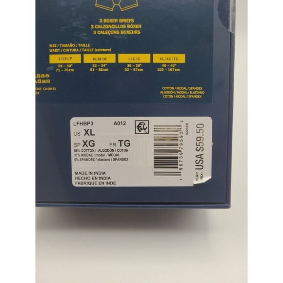 Polo Ralph Lauren Mens Size X-Large Polo Bear Multicolor Boxer Briefs 3-Pack New - Picture 5 of 5